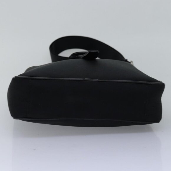 BURBERRY Nova Check Shoulder Bag Nylon Beige Black Auth - Picture 11 of 16